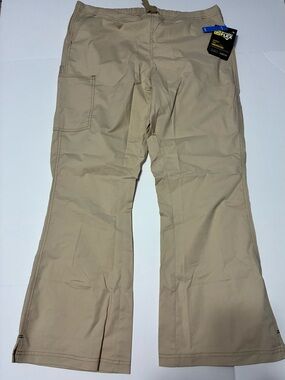 WonderWink WonderFlex Khaki Scrub Pants XL Petite NWT